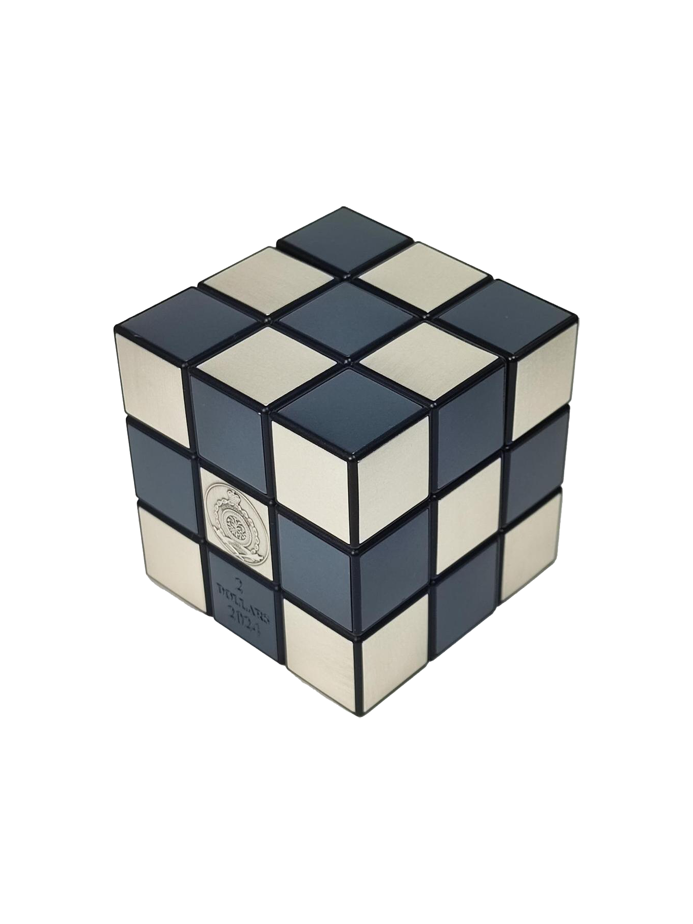 Magic Cube 2oz 999 Fine Silver Antique Coin